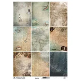 papier-do-scrapbookingu-tag-258-zaglowiec-statek-stara-mapa-lornetka