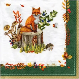 serwetka-do-decoupage-33x33cm-forest-dream-lis-na-pniu-1szt