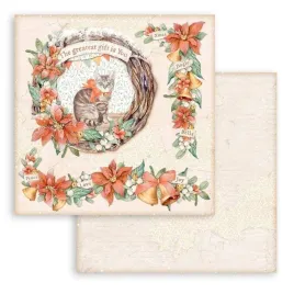 papier-30x30-stamperia-all-around-christmas