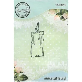 stempel-polimerowy-swieczka-agateria