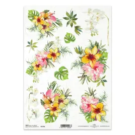 papier-ryzowy-do-decoupage-a4-r1756-monstera-palma-kwiaty-tropikalne