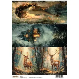papier-ryzowy-do-decoupage-a4-scraplove-magic-forest-2