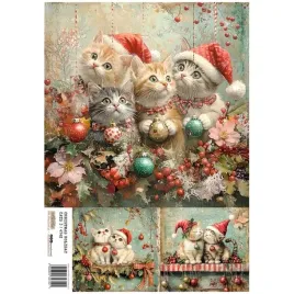 papier-ryzowy-do-decoupage-a4-scraplove-swiateczne-koty-3