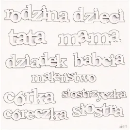 tekturka-scrapki-zestaw-slow-rodzina-dziewczynka