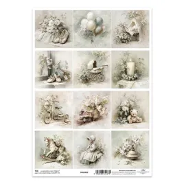 papier-do-scrapbookingu-a4-tag0402-kwiaty-zabawki-niemowle-chrzest