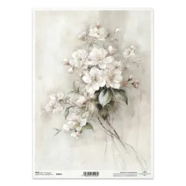 papier-ryzowy-do-decoupage-a4-vintage-kwiaty-bukiet-jasminu-r2833