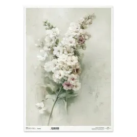 papier-ryzowy-do-decoupage-a3-vintage-kwiaty-lewkonia-r1676l