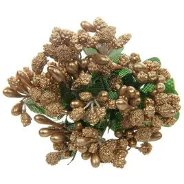 bukiecik-kaszka-ryzyk-dekoracyjny-kwiatki-kulki-zloty