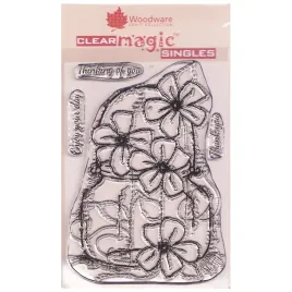 stempel-przezroczysty-woodware-small-daisy-jar-kwiaty-w-sloju
