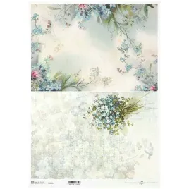 papier-ryzowy-do-decoupage-a3-itd-1021l-kwiaty-niezapominajki-nuty