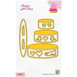 wykrojnik-nellies-sd281-weddingcake-tort-weselny