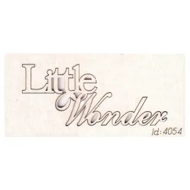 tekturka-scrapki-napis-little-wonder
