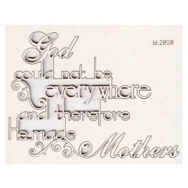 tekturka-scrapki-sentencja-god-made-mother