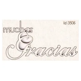 tekturka-scrapki-napis-muchas-gracias
