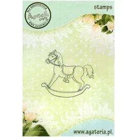 stempel-polimerowy-konik-na-biegunach-agateria