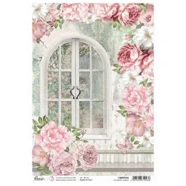 papier-ryzowy-do-decoupage-a4-ciao-bella-okno-w-kwiatach