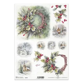 papier-ryzowy-do-decoupage-a4-itd-r2446-zimowe-wianki-i-widoczki