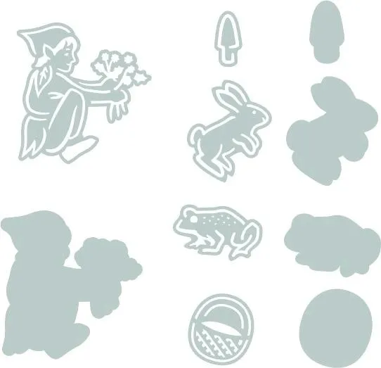wykrojnik-do-papieru-sizzix-thinlits-fairy-elf-krolik-zaba