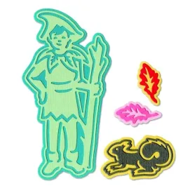 wykrojnik-do-papieru-sizzix-thinlits-fairy-4-elf-wiewiorka-liscie