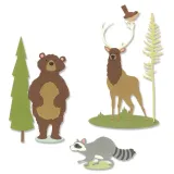 wykrojnik-do-papieru-sizzix-thinlits-forest-animals-lesne-zwierzeta