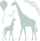 wykrojnik-do-papieru-sizzix-thinlits-giraffes-zyrafy-balon-stan-nowy