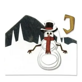 wykrojnik-do-papieru-sizzix-thinlits-snowman-scene-balwan-scenka-zima