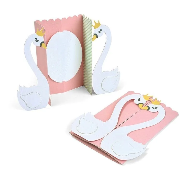 wykrojnik-do-papieru-sizzix-thinlits-card-swan-fold-a-long-labedzie