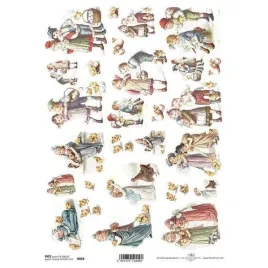papier-ryzowy-do-decoupage-a4-itd-r824-dzieci-kurczaczki