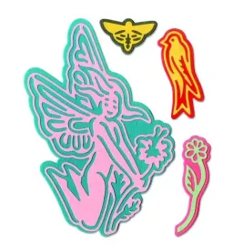 wykrojnik-do-papieru-sizzix-thinlits-fairy-2-wrozka-wazka-kwiatek-ptak