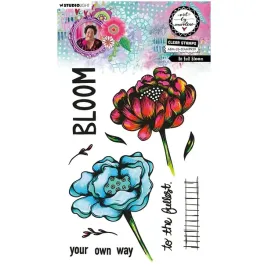 stempel-polimerowy-przezroczysty-studiolight-stamp-in-full-bloom-kwiaty