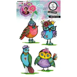 stempel-polimerowy-przezroczysty-studiolight-marlene-s-birds-sowy-ptaki