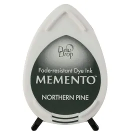 tusz-wodny-memento-dew-drop-northern-pine-tsukineko-zielony