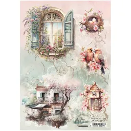 papier-ryzowy-do-decoupage-a4-rp04-okno-ptaki-gniazdo