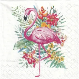 serwetka-do-decoupage-33x33cm-tropical-flamingo-flaming-1szt