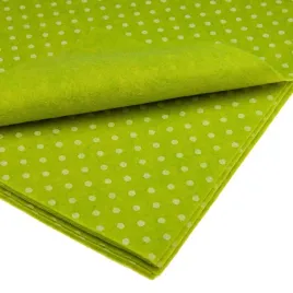 filc-dekoracyjny-poliestrowy-30x40cm-pistacjowy-w-biale-kropki