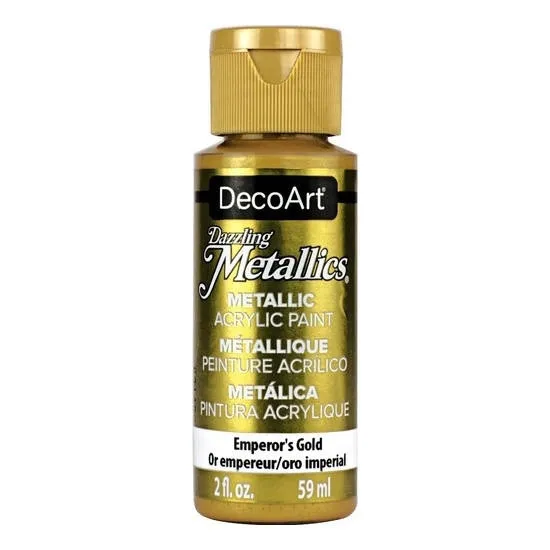 FARBA METALICZNA Dazzling Metallics - Emperor's Gold - złota 59ml