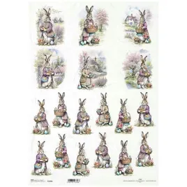 papier-ryzowy-do-decoupage-a3-itd-1208l-zajace-z-pisankami