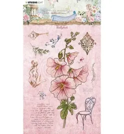 stempel-przezroczysty-studiolight-hollyhock-kwiaty-malwa