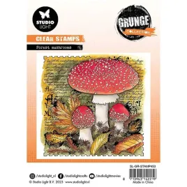 stempel-przezroczysty-studiolight-forrest-mushrooms-muchomory
