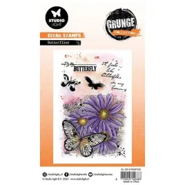 stempel-przezroczysty-studiolight-butterflies-kwiaty-motyle