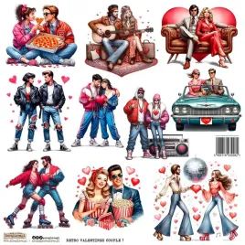 naklejki-papierowe-24x24-scraplove-retro-valentines-couple-1-zakochane-pary