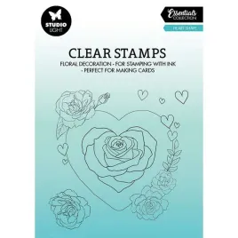stempel-przezroczysty-studiolight-heart-serce-z-kwiatami