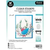 stempel-przezroczysty-studiolight-oval-kwiaty-stan-nowy