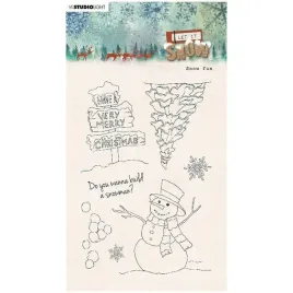 stempel-przezroczysty-studiolight-snow-fun-let-it-snow-zima-balwan