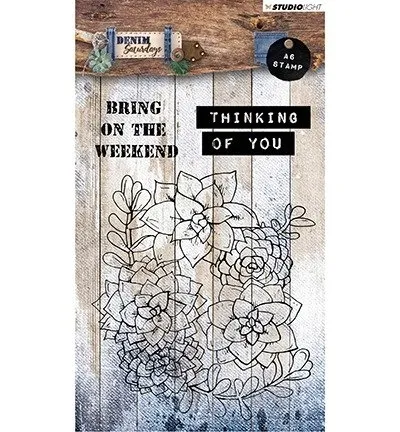 stempel-studiolight-a6-denim-saturdays-329-sukulenty-stan-nowy