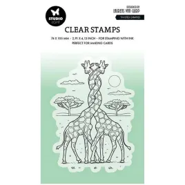 stempel-przezroczysty-studiolight-twisted-giraffes-zyrafy