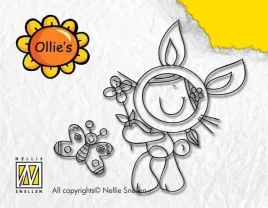 stempel-przezroczysty-nellie-s-choice-dziewczynka-krolik