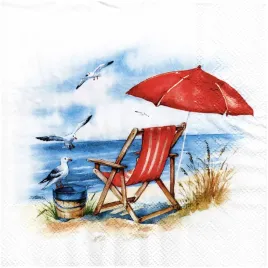 serwetka-do-decoupage-33x33cm-beach-day-lezak-i-parasol-1szt