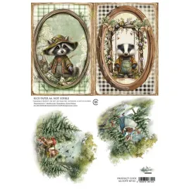 papier-ryzowy-do-decoupage-a4-art-of-alchemy-przyjaciele-lasu