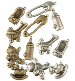 zawieszki-metalowe-dzieciece-wozek-butelka-agrafka